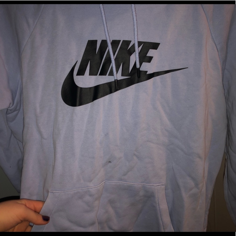 Nike, purple/blue pastel hoodie medium new!